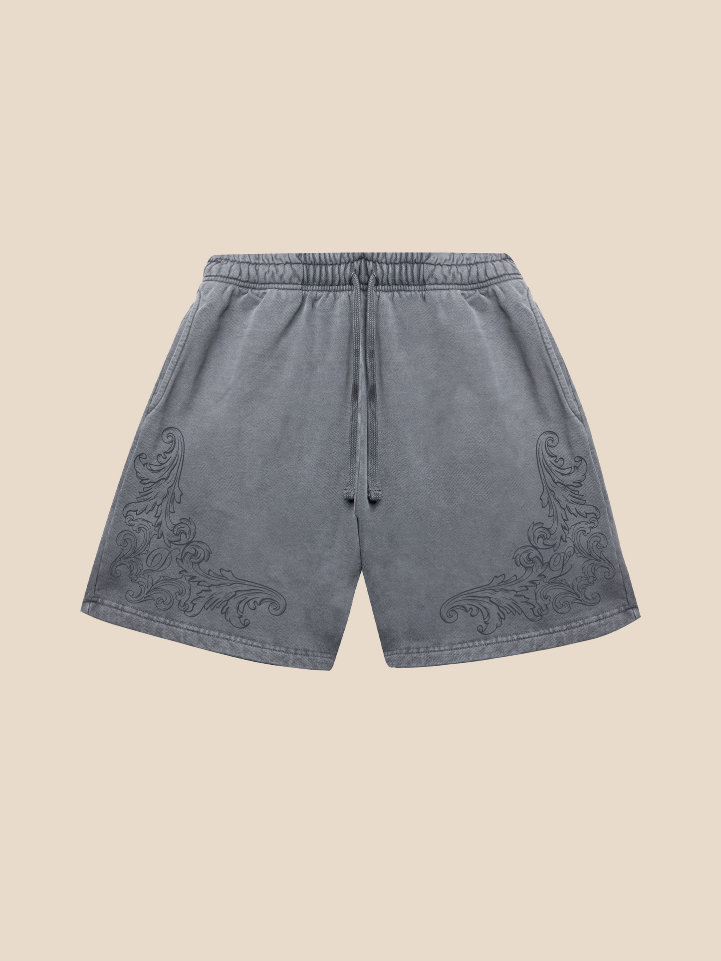 Decorated Cotton Shorts