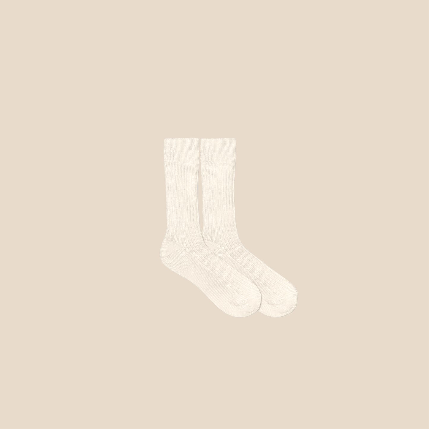 Knit Socks - Ivory